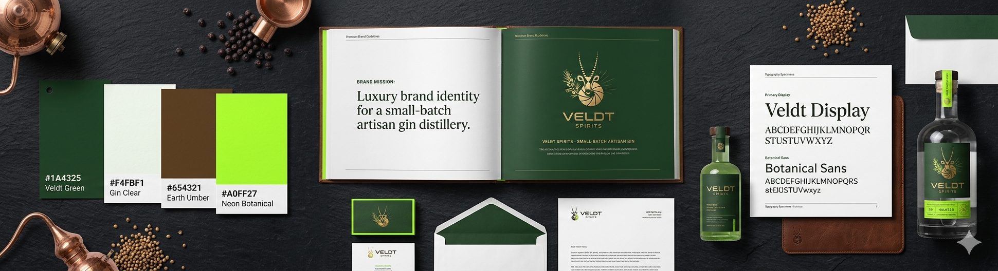 Veldt Spirits Brand Identity