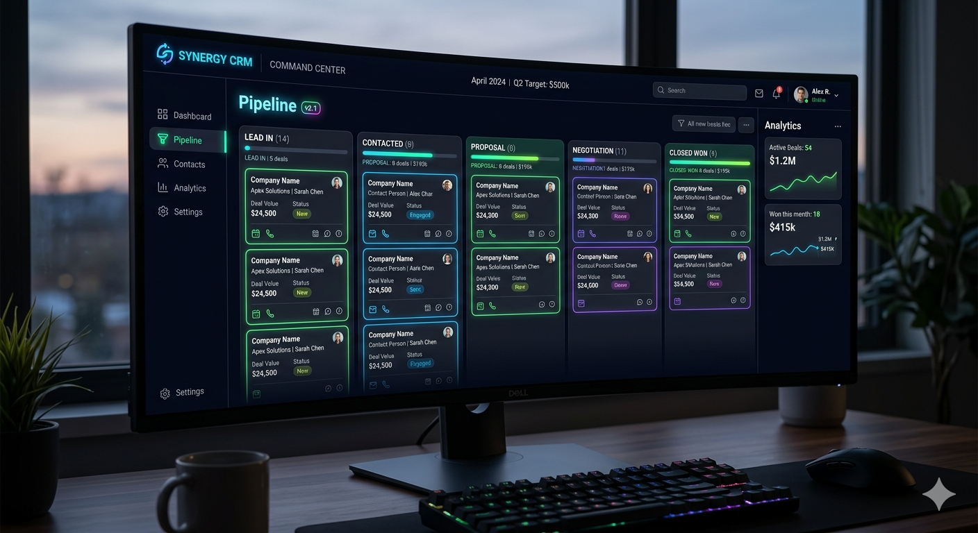 Vaultify CRM Dashboard