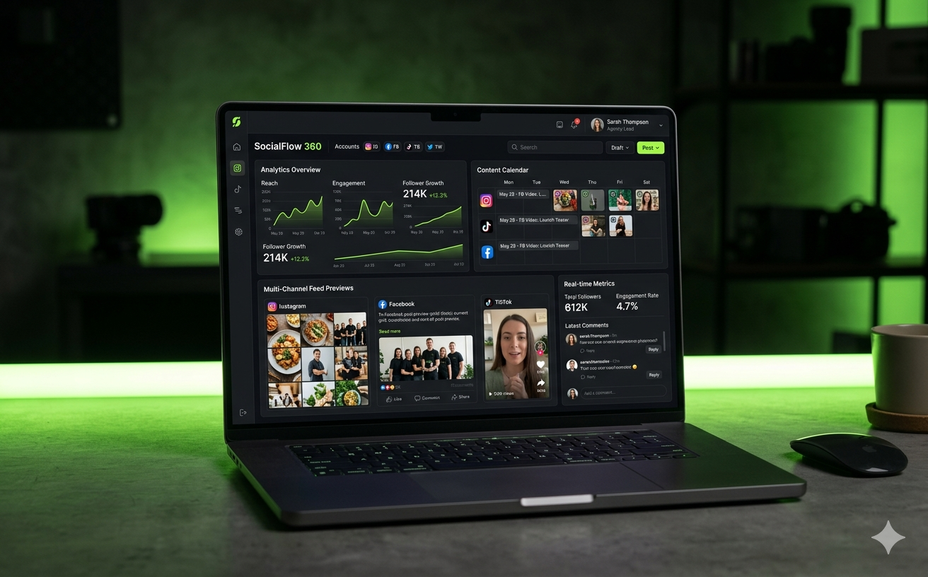 Social Media Management Dashboard